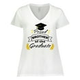 thumbnail image 1 of Inktastic Proud Brother Of The Graduate-Family Graduation Women's Plus Size V-Neck T-Shirt, 1 of 5