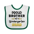 thumbnail image 1 of Inktastic Proud Brother of a Kindergarten Grad Boys Baby Bib, 1 of 4