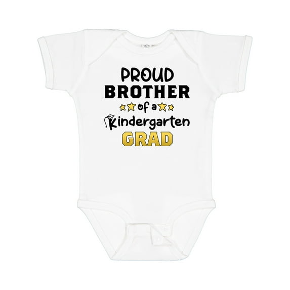Inktastic Proud Brother of a Kindergarten Grad Boys Baby Bodysuit