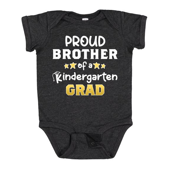Inktastic Proud Brother of a Kindergarten Grad Boys Baby Bodysuit