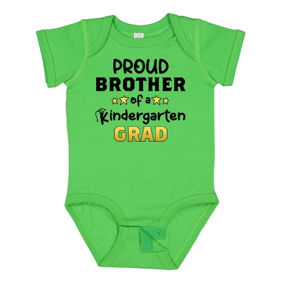 Inktastic Proud Brother of a Kindergarten Grad Boys Baby Bodysuit