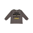 thumbnail image 1 of Inktastic Proud Brother of a Kindergarten Grad Boys Long Sleeve Toddler T-Shirt, 1 of 5