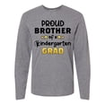 thumbnail image 1 of Inktastic Proud Brother of a Kindergarten Grad Long Sleeve T-Shirt, 1 of 5