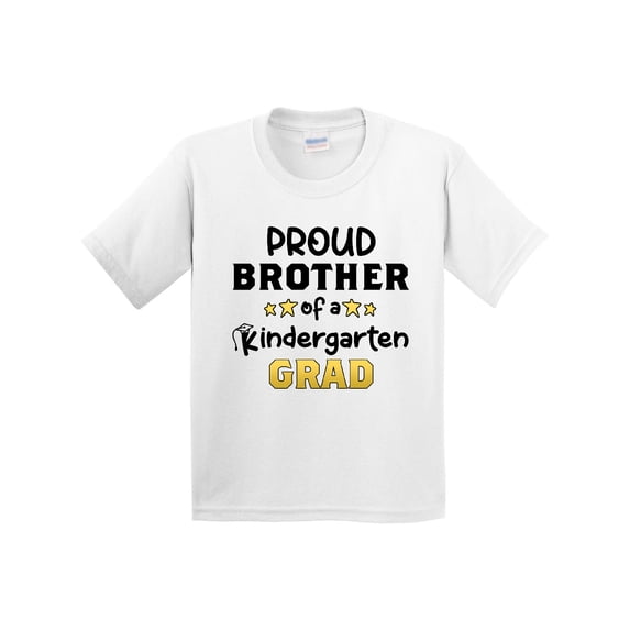 Inktastic Proud Brother of a Kindergarten Grad Youth T-Shirt