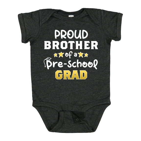 Inktastic Proud Brother of a Pre-school Grad Boys Baby Bodysuit