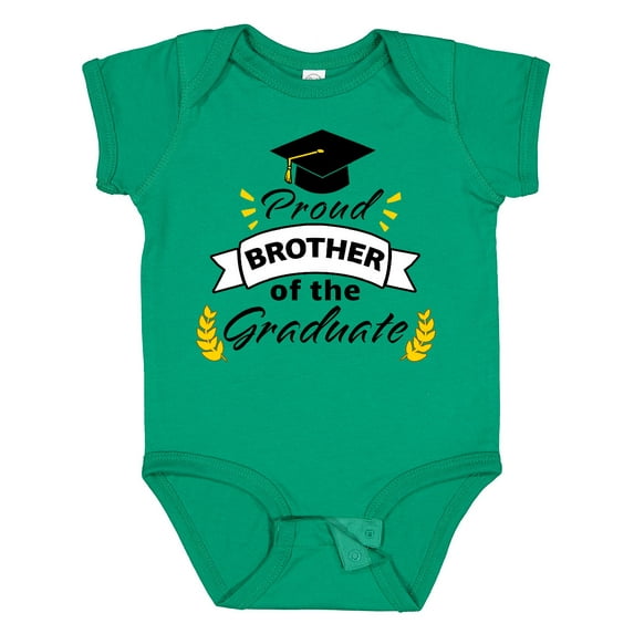 Inktastic Proud Brother of the Graduate-family Graduation Boys or Girls Baby Bodysuit