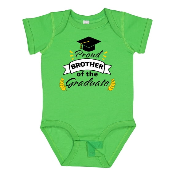 Inktastic Proud Brother of the Graduate-family Graduation Boys or Girls Baby Bodysuit