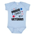 thumbnail image 1 of Inktastic Proud Child of a Veteran Veterans Day Boys or Girls Baby Bodysuit, 1 of 5