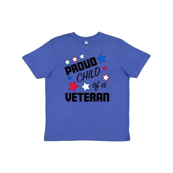 Inktastic Proud Child of a Veteran Veterans Day Youth T-Shirt
