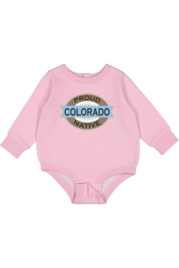 Proud Colorado Native Baby Fleece Bodysuit