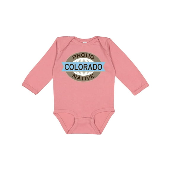 Inktastic Proud Colorado Native Boys or Girls Long Sleeve Baby Bodysuit