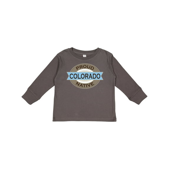 Inktastic Proud Colorado Native Boys or Girls Long Sleeve Toddler T-Shirt