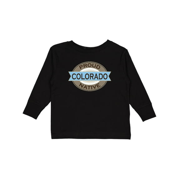Inktastic Proud Colorado Native Boys or Girls Long Sleeve Toddler T-Shirt
