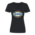 thumbnail image 1 of Inktastic Proud Colorado Native Women's V-Neck T-Shirt, 1 of 5