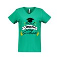thumbnail image 1 of Inktastic Proud Cousin Of The Graduate-Family Graduation Women's V-Neck T-Shirt, 1 of 5