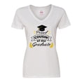 thumbnail image 1 of Inktastic Proud Cousin Of The Graduate-Family Graduation Women's V-Neck T-Shirt, 1 of 5