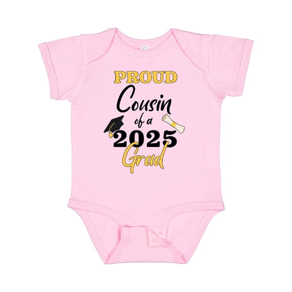 Inktastic Proud Cousin of a 2025 Grad Boys or Girls Baby Bodysuit
