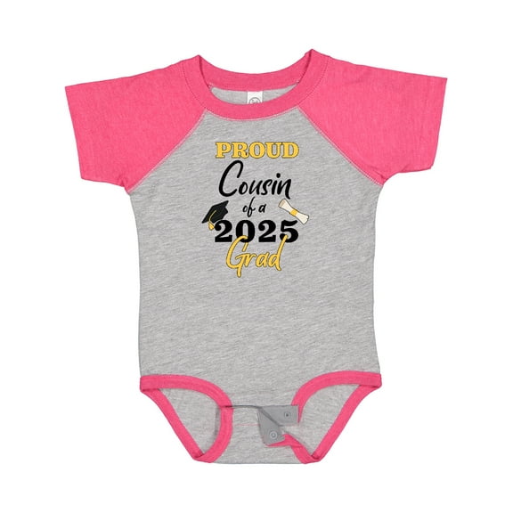 Inktastic Proud Cousin of a 2025 Grad Boys or Girls Baby Bodysuit
