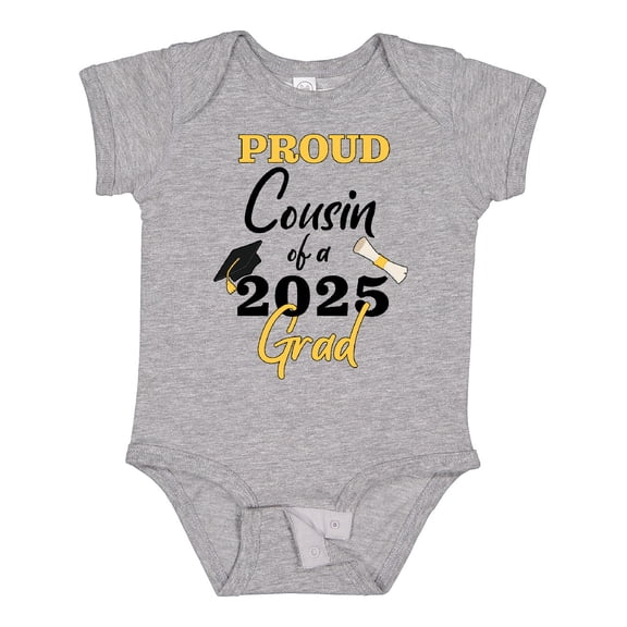 Inktastic Proud Cousin of a 2025 Grad Boys or Girls Baby Bodysuit