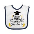 thumbnail image 1 of Inktastic Proud Cousin of the Graduate-family Graduation Boys or Girls Baby Bib, 1 of 4