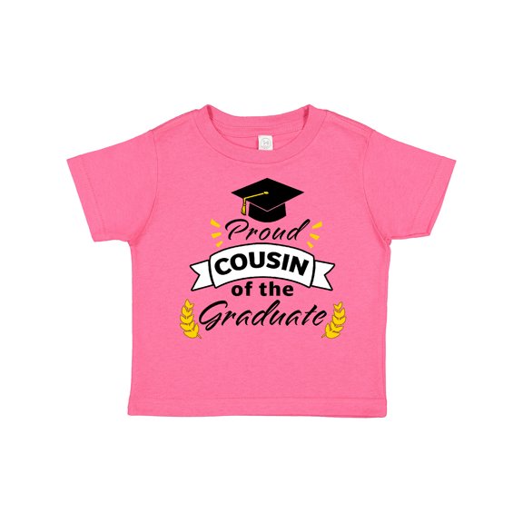 Inktastic Proud Cousin of the Graduate-Family Graduation Boys or Girls Toddler T-Shirt