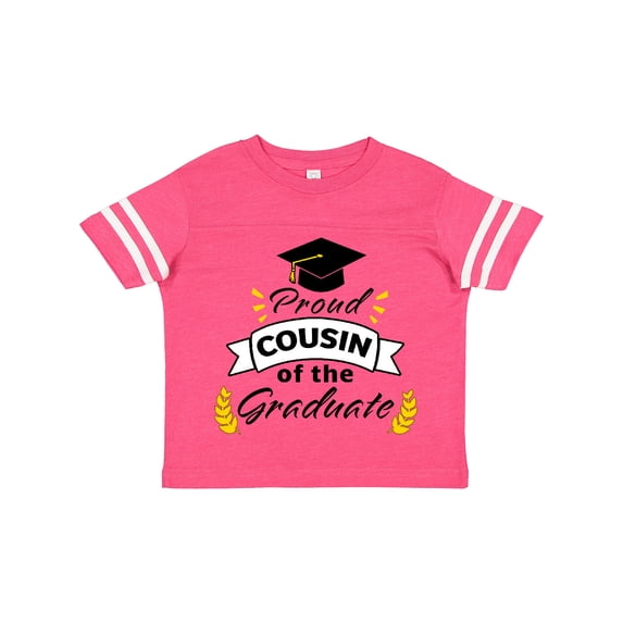 Inktastic Proud Cousin of the Graduate-Family Graduation Boys or Girls Toddler T-Shirt