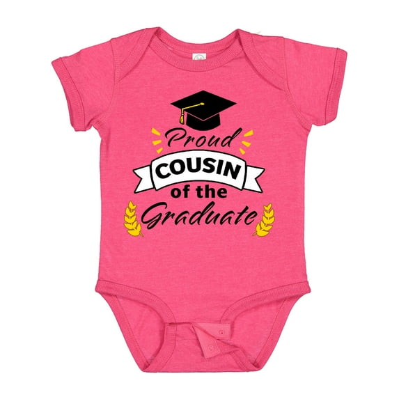 Inktastic Proud Cousin of the Graduate-family Graduation Boys or Girls Baby Bodysuit