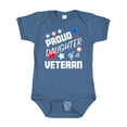 thumbnail image 1 of Inktastic Proud Daughter of a Veteran Veterans Day Girls Baby Bodysuit, 1 of 5