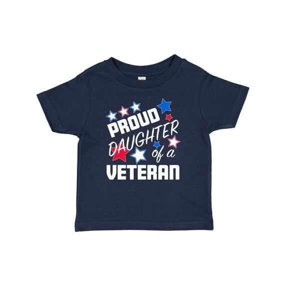 Inktastic Proud Daughter of a Veteran Veterans Day Girls Baby T-Shirt