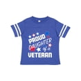 thumbnail image 1 of Inktastic Proud Daughter of a Veteran- Veterans Day Girls Toddler T-Shirt, 1 of 5