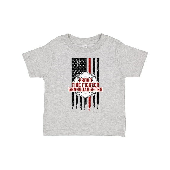 Inktastic Proud Firefighter Granddaughter Girls Toddler T-Shirt