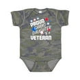 thumbnail image 1 of Inktastic Proud Granddaughter of a Veteran Veterans Day Girls Baby Bodysuit, 1 of 5