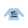 thumbnail image 1 of Inktastic Proud Granddaughter of a Veteran Veterans Day Girls Long Sleeve Toddler T-Shirt, 1 of 5