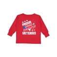 thumbnail image 1 of Inktastic Proud Granddaughter of a Veteran- Veterans Day Girls Long Sleeve Toddler T-Shirt, 1 of 5