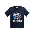 thumbnail image 1 of Inktastic Proud Granddaughter of a Veteran Veterans Day Youth T-Shirt, 1 of 5
