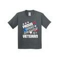 thumbnail image 1 of Inktastic Proud Granddaughter of a Veteran Veterans Day Youth T-Shirt, 1 of 5