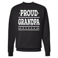 thumbnail image 1 of Inktastic Proud Grandpa Fathers Day Adult Sweatshirt, 1 of 4