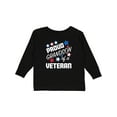 thumbnail image 1 of Inktastic Proud Grandson of a Veteran Veterans Day Boys Long Sleeve Toddler T-Shirt, 1 of 5