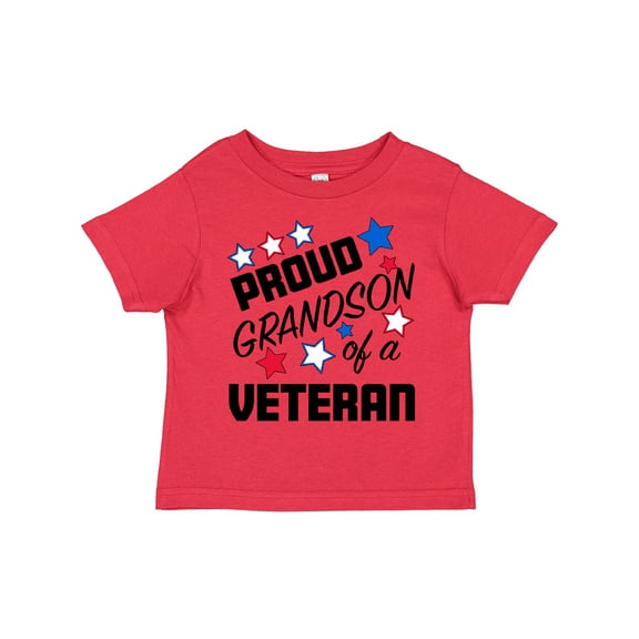 Inktastic Proud Grandson of a Veteran Veterans Day Boys Toddler T-Shirt