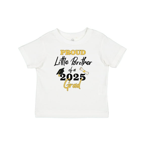 Inktastic Proud Little Brother of a 2025 Grad Boys Baby T-Shirt