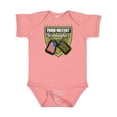 thumbnail image 1 of Inktastic Proud Military Goddaughter Girls Baby Bodysuit, 1 of 5