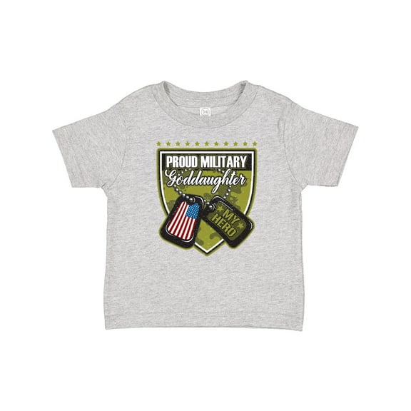 Inktastic Proud Military Goddaughter Girls Toddler T-Shirt