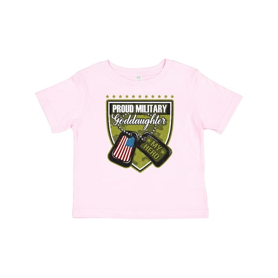 Inktastic Proud Military Goddaughter Girls Toddler T-Shirt