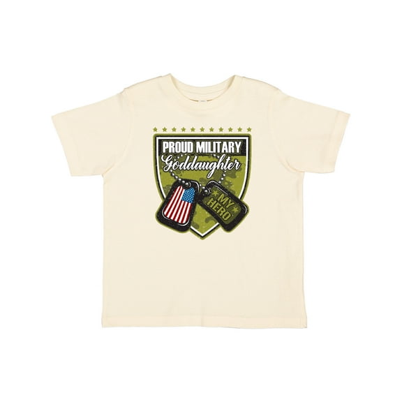 Inktastic Proud Military Goddaughter Girls Toddler T-Shirt