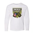 thumbnail image 1 of Inktastic Proud Military Goddaughter Long Sleeve Youth T-Shirt, 1 of 5