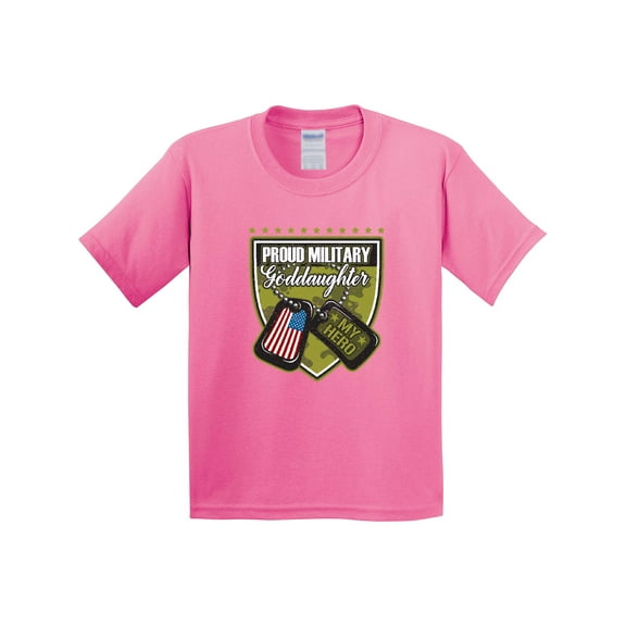 Inktastic Proud Military Goddaughter Youth T-Shirt