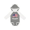 thumbnail image 1 of Inktastic Proud Military Grandson US Flag Boys Long Sleeve Baby Bodysuit, 1 of 5