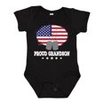 thumbnail image 1 of Inktastic Proud Military Grandson Us Flag Boys Baby Bodysuit, 1 of 5