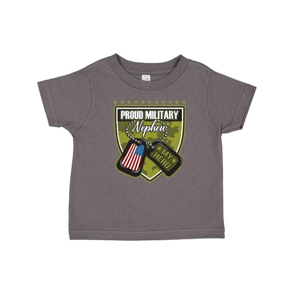 Inktastic Proud Military Nephew Boys Toddler T-Shirt