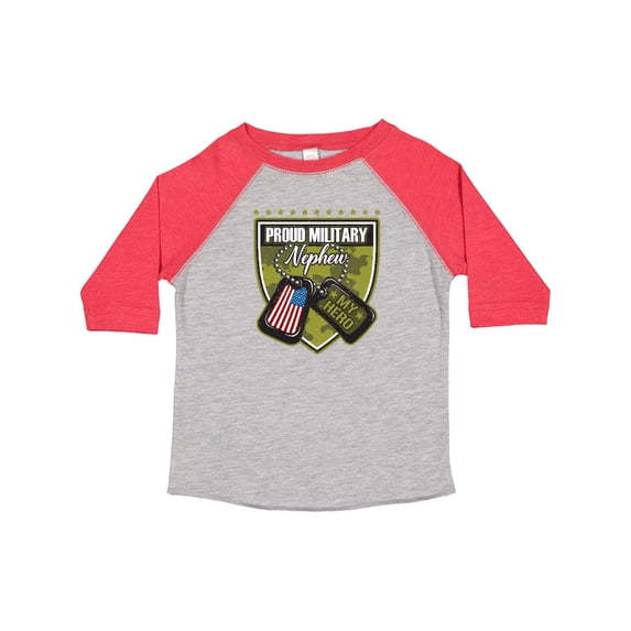 Inktastic Proud Military Nephew Boys Toddler T-Shirt